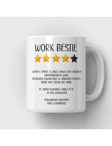 Kubek "Work bestie" na...