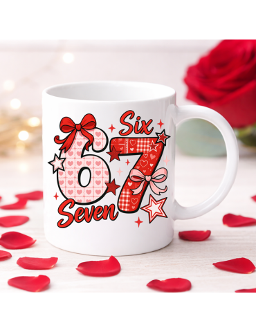 Kubek „Six Seven / Seven Six” – walentynkowy kubek dla zakochanych
