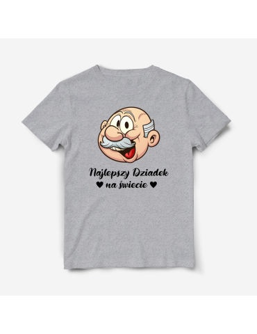 Koszulka dla Dziadka "Najlepszy dziadek na świecie"