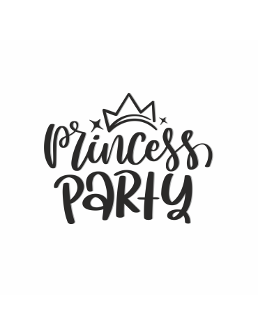 Naklejka Princess party