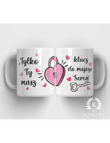 Kubek na walentynki Klucz...