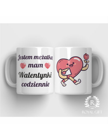 Kubek na walentynki "Jestem...