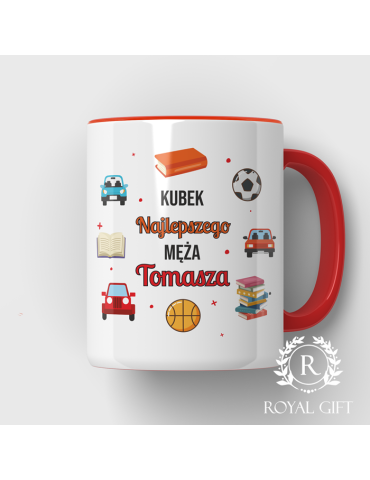 Kubek dla Najlepszego męża z imieniem