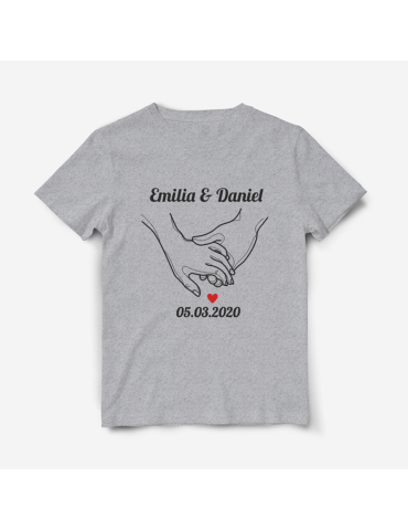 Koszulka dla par ręce z imionami (2)