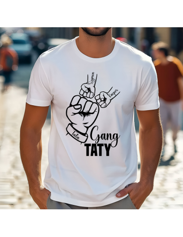 Koszulka Dla taty "Gang taty" personalizowana
