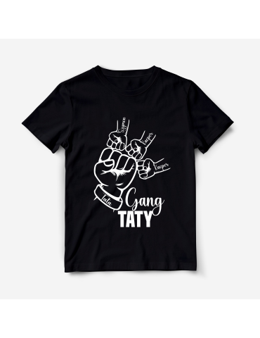 Koszulka Dla taty "Gang taty" personalizowana