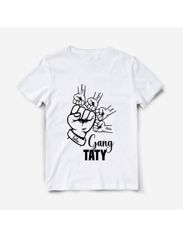 Koszulka Dla taty "Gang taty" personalizowana