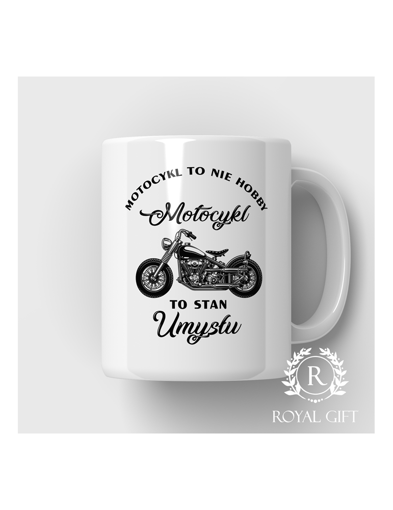 Kubek dla motocyklisty – Motocykl to nie hobby, to stan umysłu