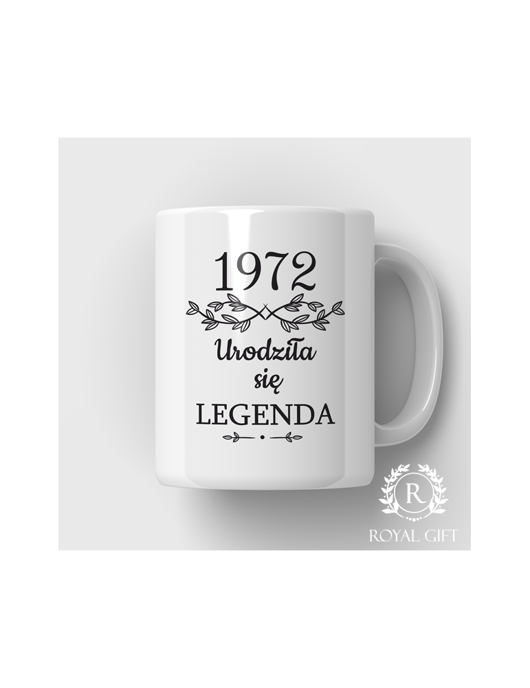 Personalizowany kubek Urodziła się legenda – rok urodzenia