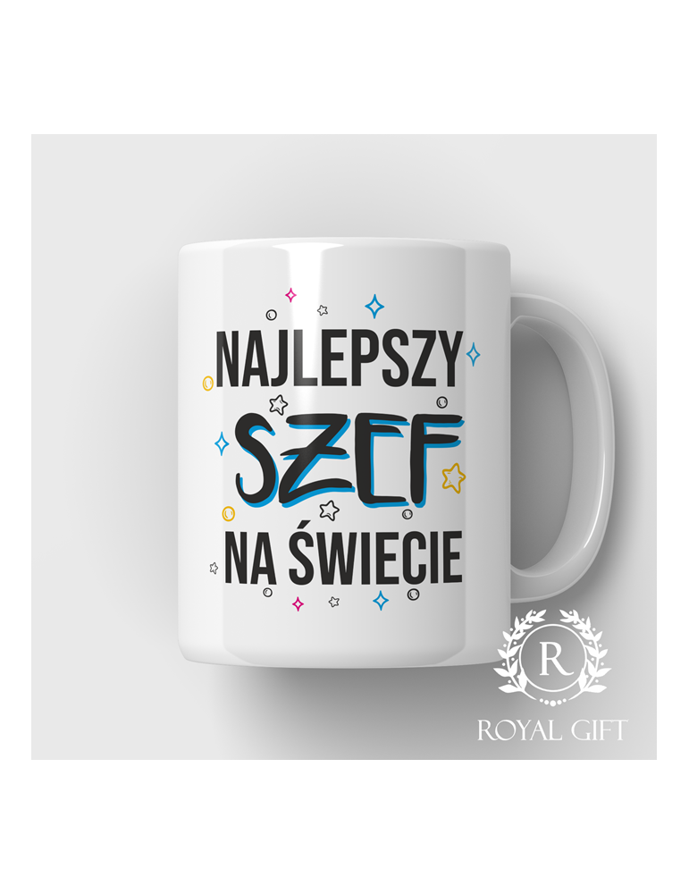 Kubek Najlepszy szef na świecie – prezent dla kierownika