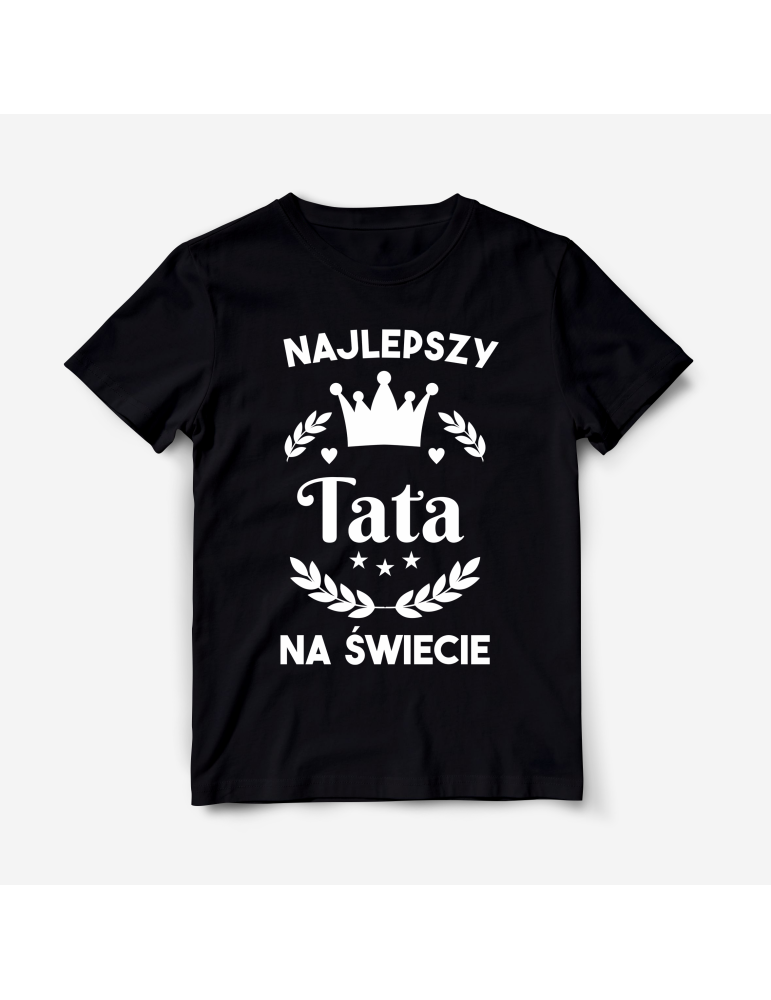 Prezent dla taty koszulka męska Najlepszy Tata na świeci