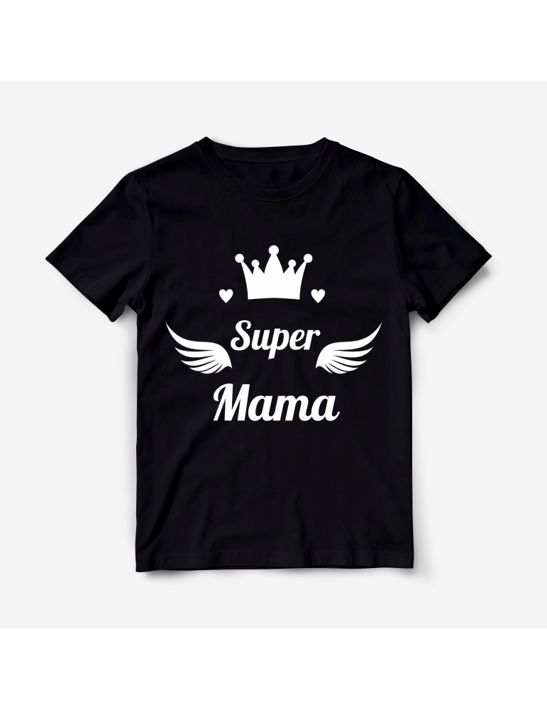 Koszulka dla mamy Super Mama prezent urodzinowy Dzień Mamy